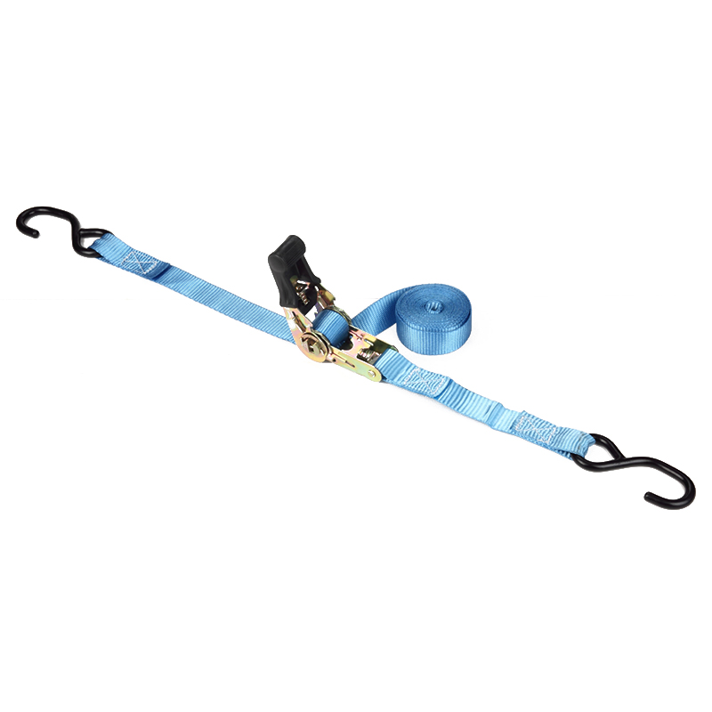 1 inch 25mm 800 kg curele de legătură cu cravată cu cârlig acoperit negru