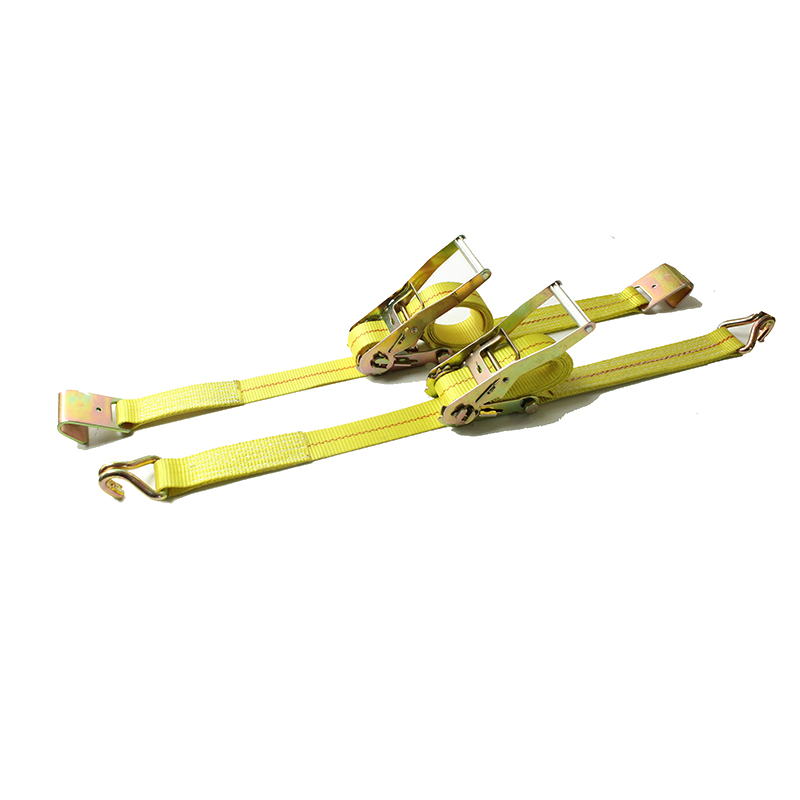 2 inch 50mm*5t 11000lbs cârlig plat cravată în jos cu curea de clic