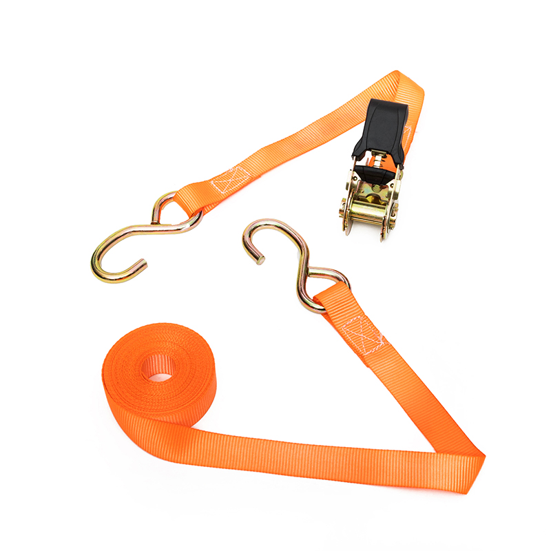 1 inch 25mm 800 kg curele de legătură cu cravată cu cârlig acoperit negru