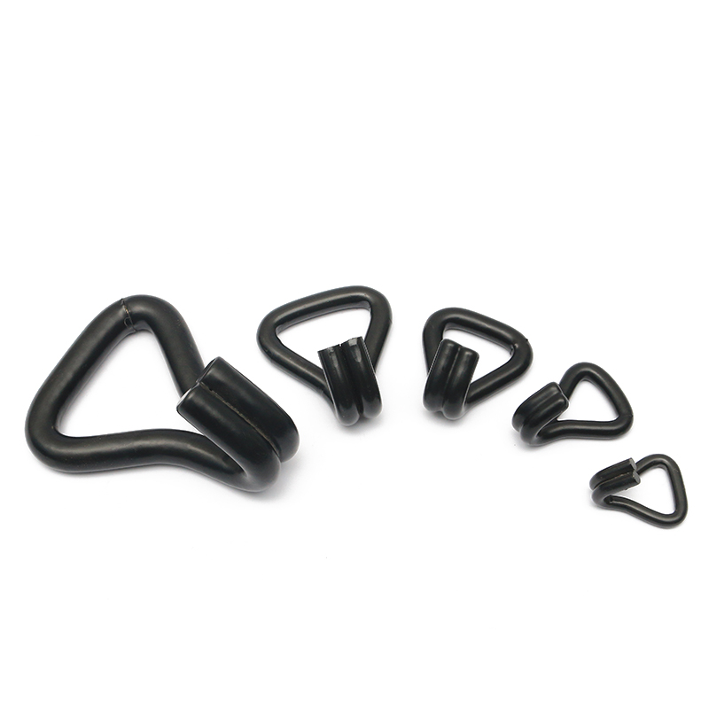 1-1/16 inch 1500kg/3000lbs negru PVC Acoperit dublu J Sârmă de cârlig J