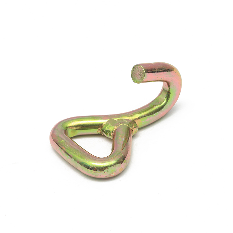 1,5 inch 3t zinc galben placat j cârlig metal unic j cârlig