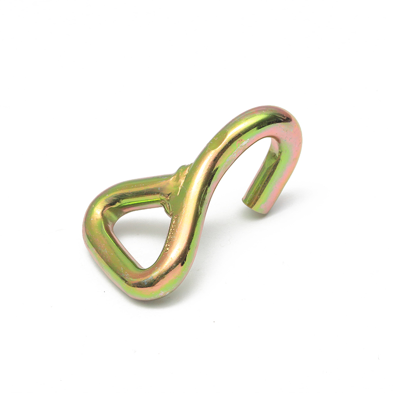 1,5 inch 3t zinc galben placat j cârlig metal unic j cârlig