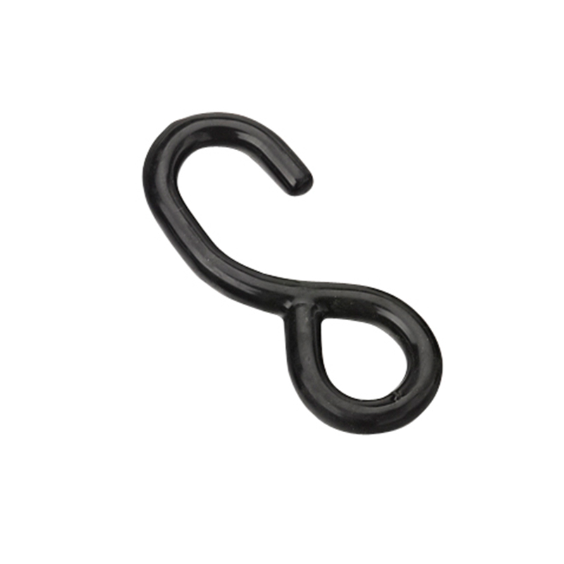 Cârlig acoperit cu 1 inch din PVC negru